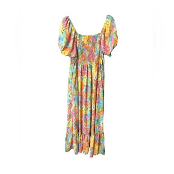 Skies Are Blue Multicolor Floral Maxi Dress - Picture 7 of 10